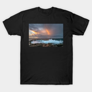 Sunset after storm, Point Cartwright, Sunshine Coast T-Shirt